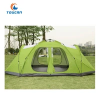 

High Quality 6-8 Person 2 Room 1 Hall Family Camping Tent