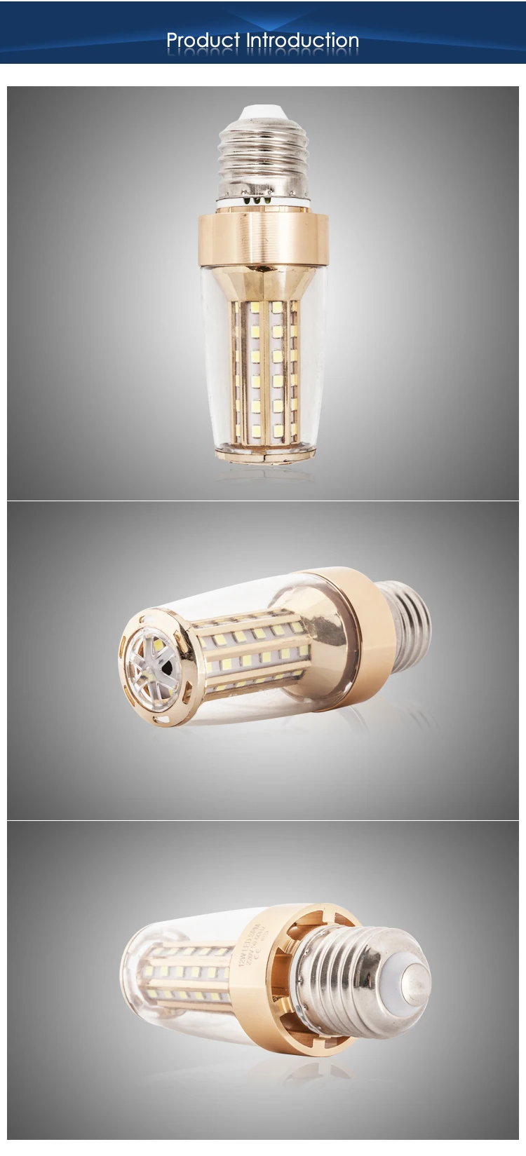 E27 16W Led Corn Light With Plastic Cover