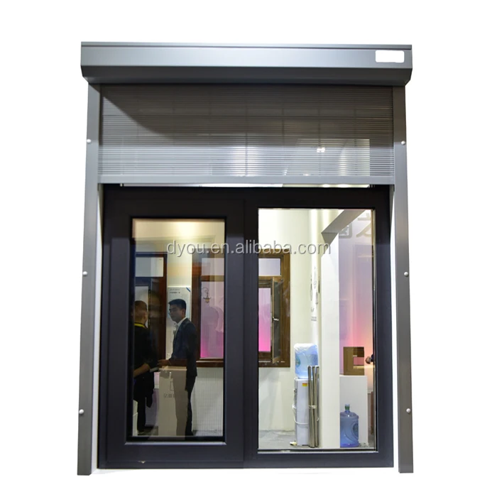Aluminum Door Window Doors And Windows Yiwa External Louver External Shutter Fold Storm Windows