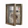 High quality 8x10 Shadowbox Picture Frame with Linen Back Memorabilia Awards Medals Photos