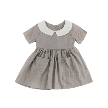 grey colour frock