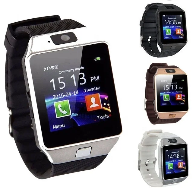 

Cheapest dz 09 smart watch dz09 With Camera Wrist smartwatch Support SIM Card, Black, gold, silver, white