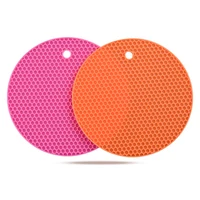 

Non Slip Flexible Heat Resistant Custom Silicone Mat/ Pot Holder/Placemat