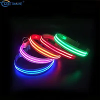 

Hot Selling Rechargeable Waterproof Night Walking Safety Led Flashing Dog Collar