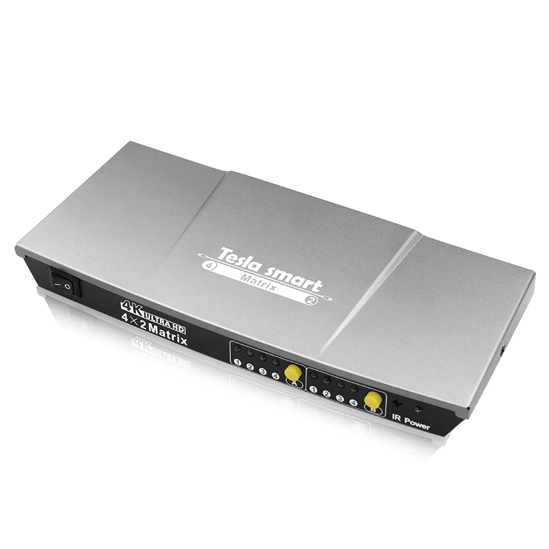 Tesmart Hdmi Cat5 분배기 스위치 4k Hdmi Cat6 매트릭스 4x2 1080p - Buy 스플리터 스위치