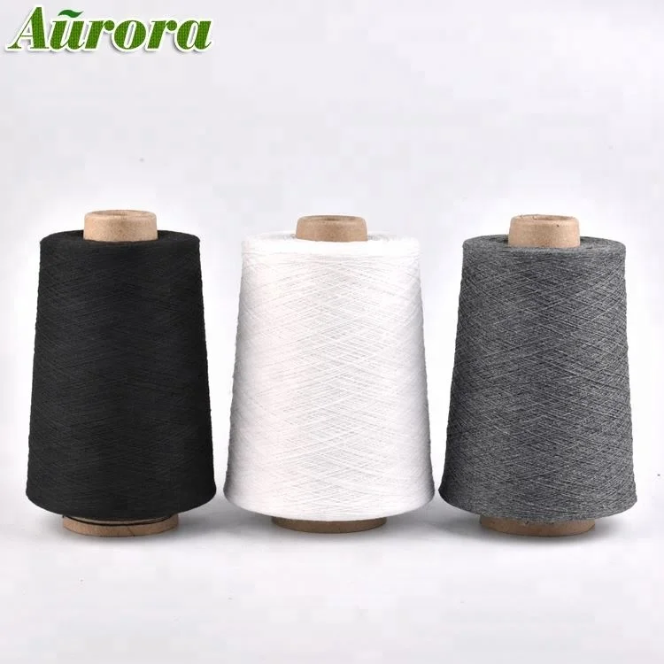 Rg Yarn Ne16/1 Regenerated/ Recycled Cotton Open End Oe Yarn For ...