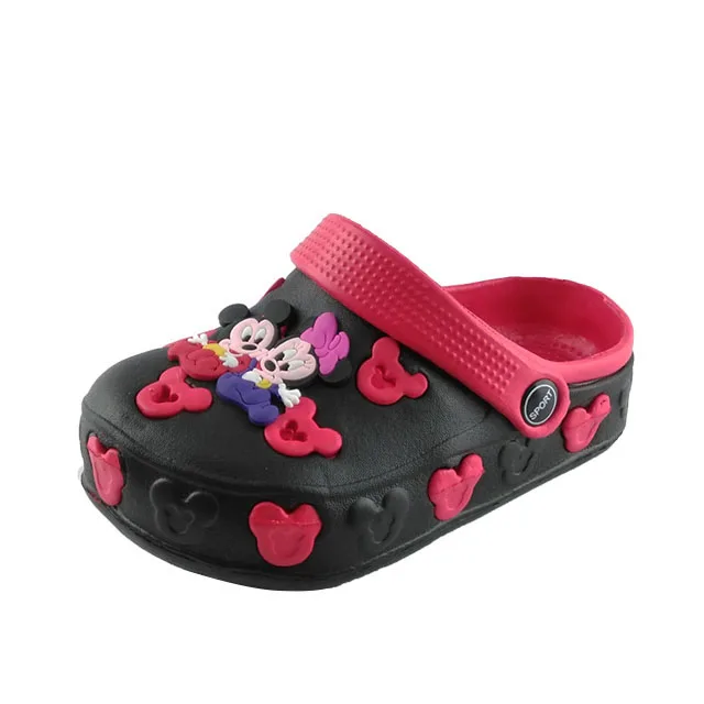 

Greatshoe china factory stock kid EVA clog shoes, Black/pink/blue/yellow