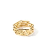 Gold multilayer geometric ring 925 silver ring 2019 simple design implementation usually wear wholesale high quality