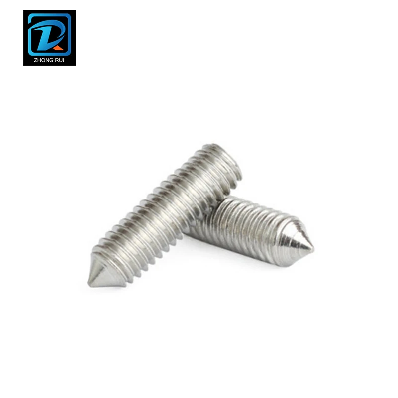 
SS304 Cone Point Hex Socket Set Screw DIN914 