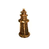 Polyresin miniature styled lighthouse toy model for desk decor