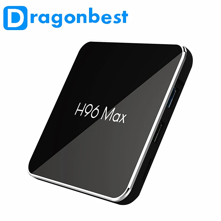 

android amlogic tv box h96 max s905x2 4gb 32gb android 8.1 tv box digital set top box 4k with BT dual wifi