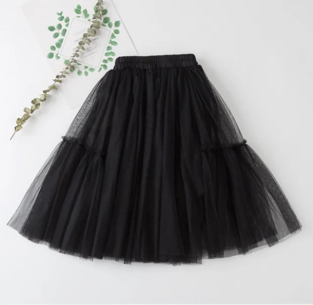 Girls Net Skirt Children Pure Cotton 