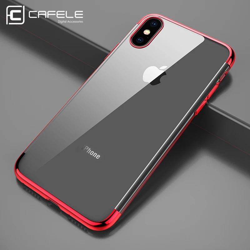 

shenzhen cafele 2019 full edge cover decorate mobile phone full color plating phone case for iphone 10