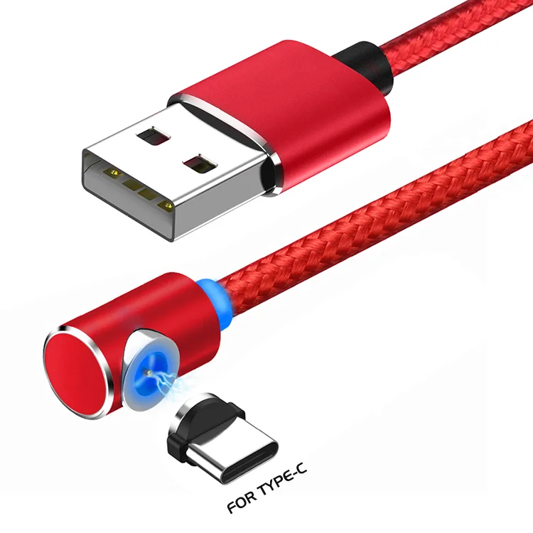 

Magnetic Usb Charging Cable Micro Type C Lighting, Multi 3-In-1 Fast Charge Cable Charging, Red;gold;black;silvery