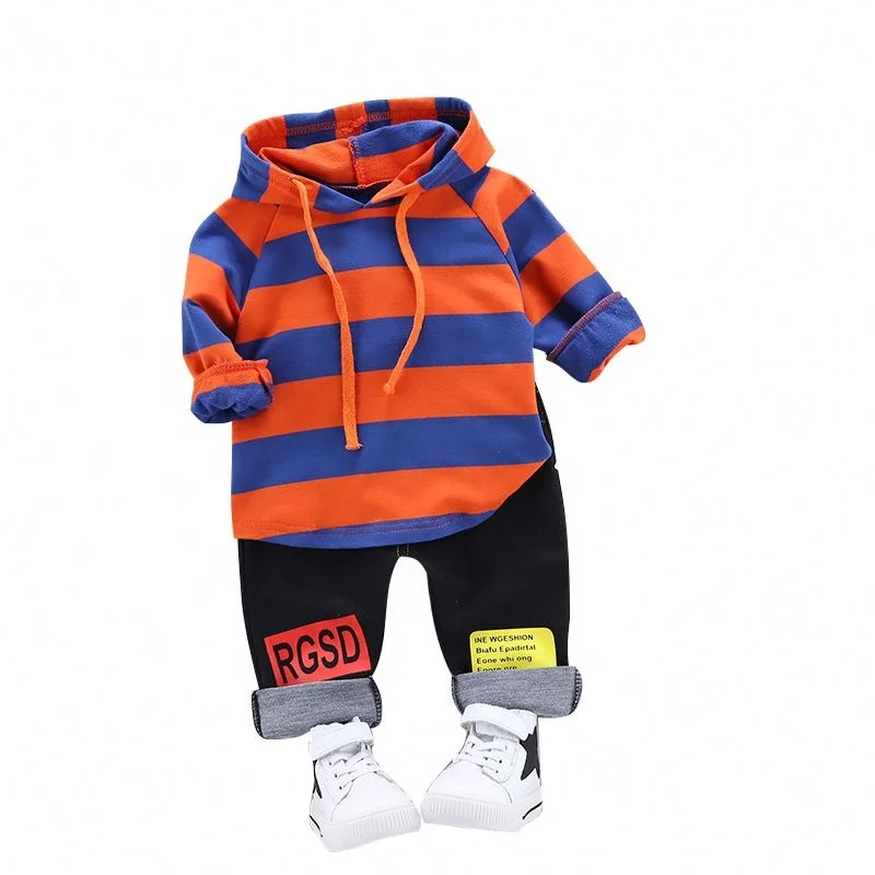 

2019 High Quality New Style Trade Fashion baby boy boutique clothing two pieces clothing sets, Pink/yellow/green