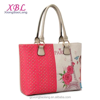 Xbl Beautiful Lady Designer Handbag Paris Eiffel Tower Leather Women Xbl Beautiful Lady Designer Handbag Paris Eiffel Tower Leather Women Bag Fashion China