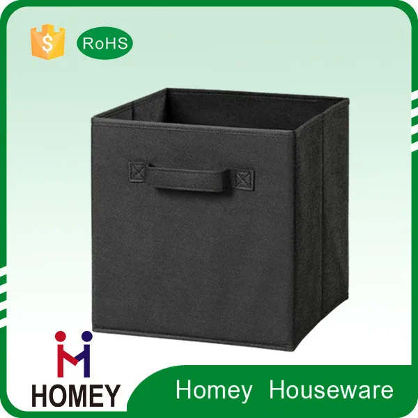 black cardboard boxes