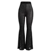 2019 Hot girl mesh sparkle pants bling bling sexy trousers mesh pants beach holiday trousers