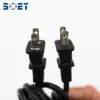UL USA A type two pin plug ac power cord north america copper conductor ac input cord PVC audio power cord for general purpose