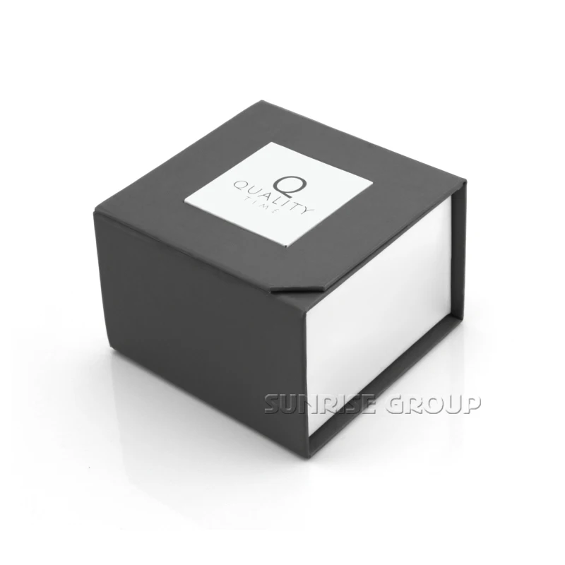 Sunrise Grey Color 1000g Grey Board Small Jewelry Packaging Box with Logo