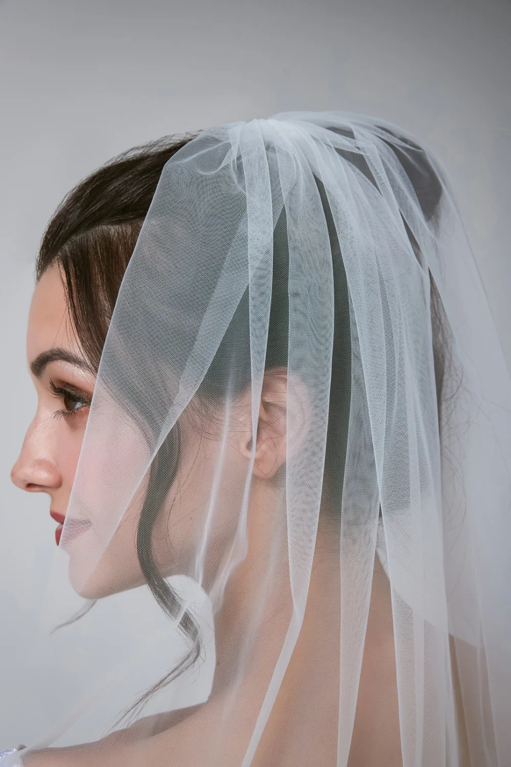 buy soft tulle wedding veil,soft tulle veil,lace trim wedding