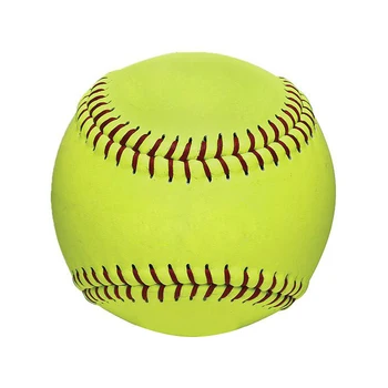 Wholesale Softball Balls 12 Inch Yellow Pvc Leather Softball For ...