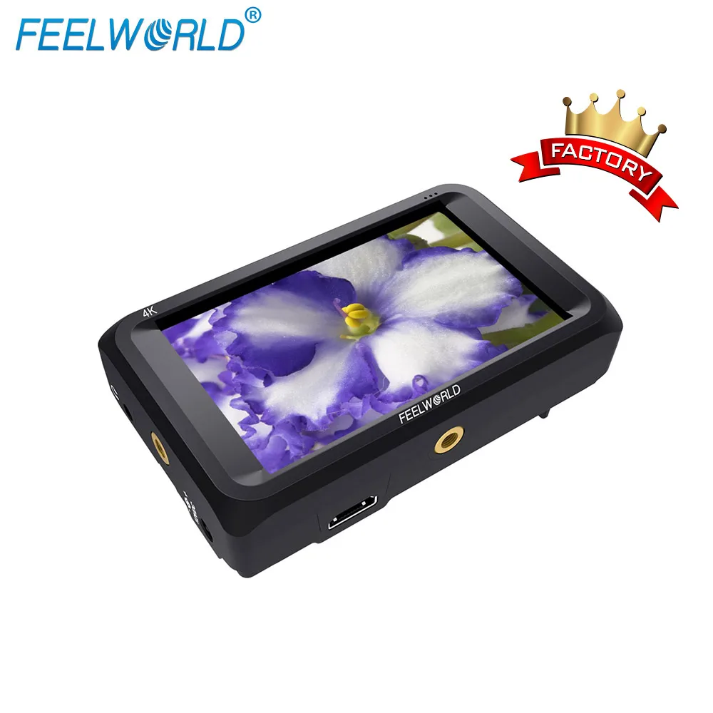 

FEELWORLD 4.5 inch small portable LCD field video monitor for DSLR Camera with 4K HDMI SDI