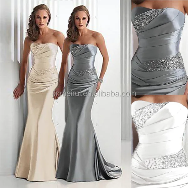 

Royal Blue Bridesmaid Dresses Silver Gray High Quality Vestidos De Burgundy Wholesale Corset Long Mermaid Brides Maid