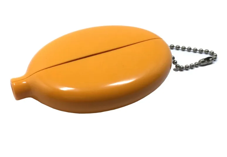 Hot Keychain Soft Pvc Plastic Rubber Oval Squeeze Coin Purse Buy Oval