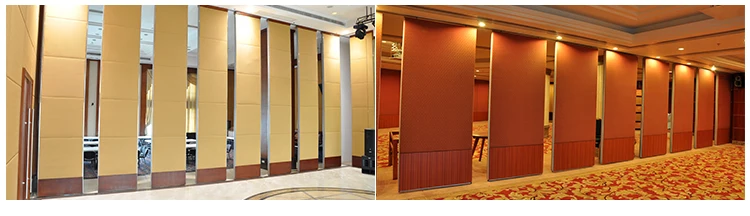 Free Design Luxury Comercial Acoustic Sliding Folding Partitions for Art Gallery Interior Folding