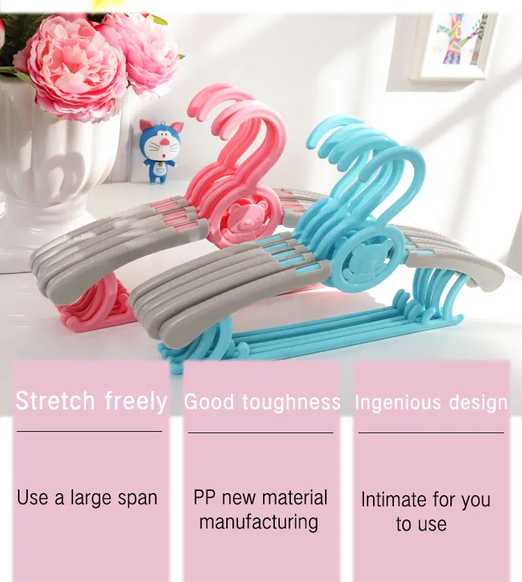 Factory Price Little Bear Kids Hangers For Clothes Child Baby Organizer