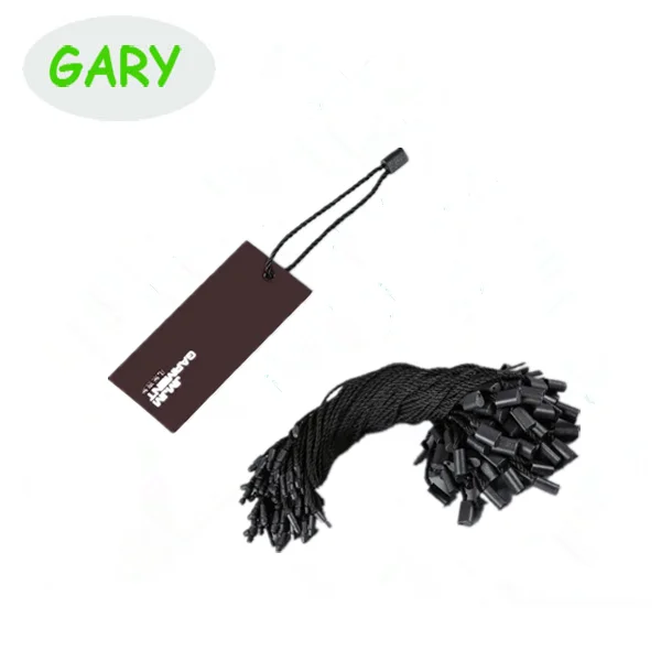 Cheap Polyester Black Hang Tag Loops Made In China Buy Black Hang Tag