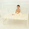 free sample free stock goods hot sales 100% Cotton Muslin baby crib sheet fitted