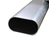 aluminum channel extrusions tubes aluminum oval tube profile factory
