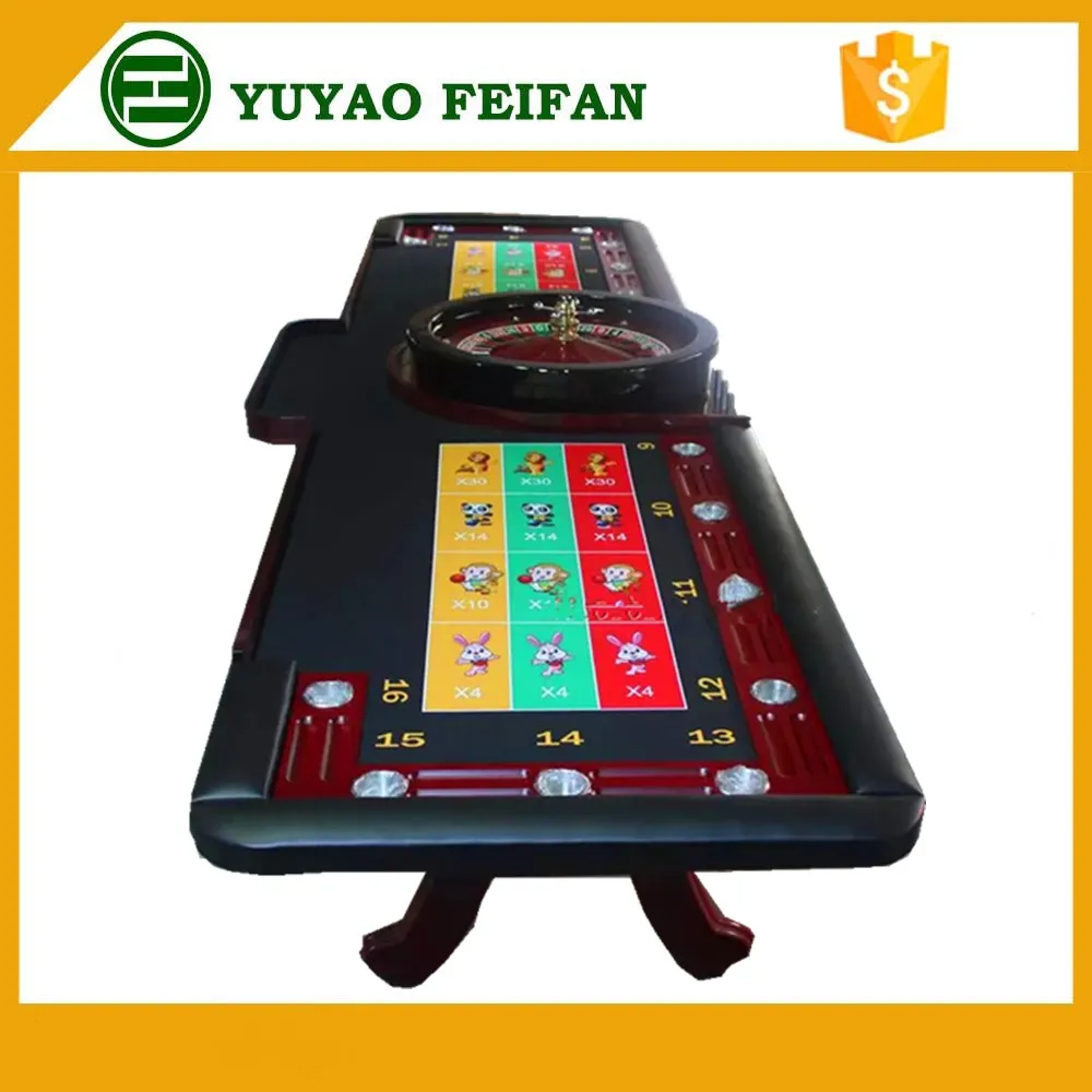 Big Deluxe Real Wooden Gambling Casino Roulette Wheel Table Buy