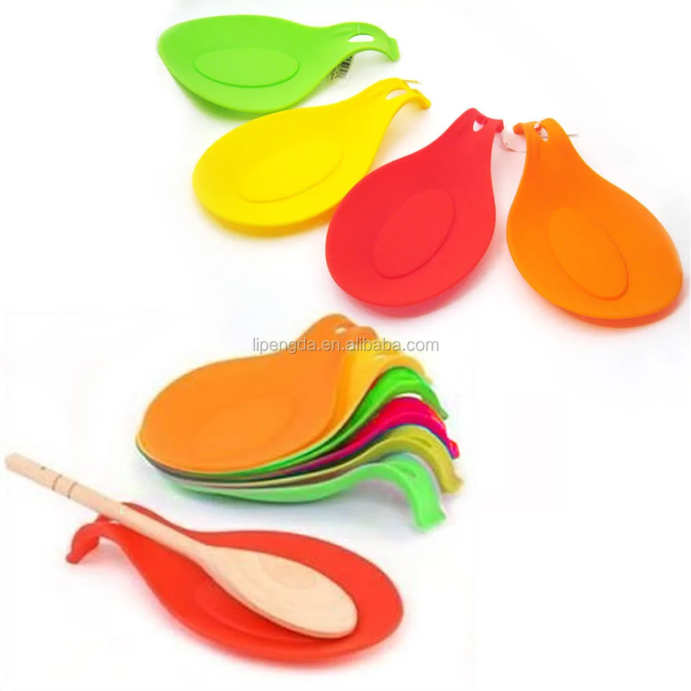 

Kitchen Accessories kitchen foil holder silicone spoon rest mat, Pantone color