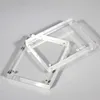 custom clear acrylic cube block frame with magnets for pictures/images/photos