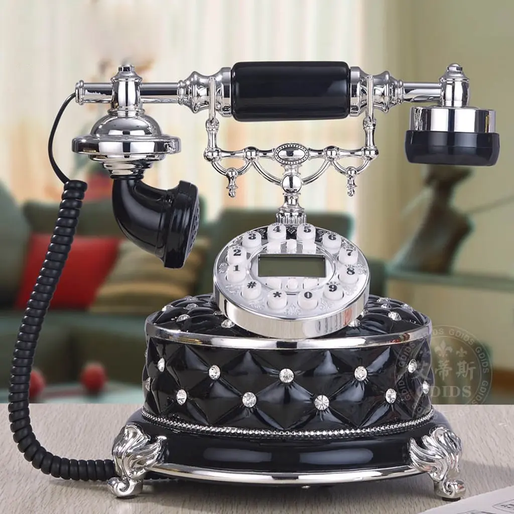 Как сделать свой домашний телефон Buy Wired Telephone Antique Telephone Answering Machine Fixed Base Machine Home 