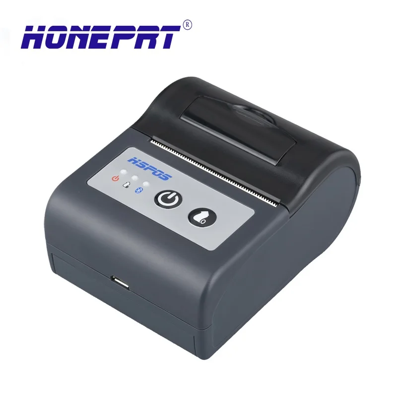 

HSPOS mobile pos printer 58mm WIFI label thermal printer hand held printer can also support receipt printing HS-PL58UW