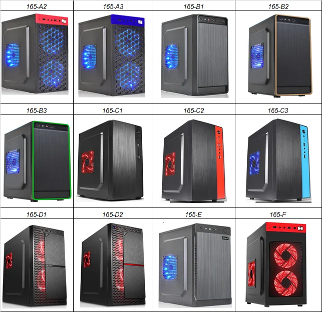 Black Standard Atx & Micro Atx Mid Tower Computer Case With Usb 3.0 ...