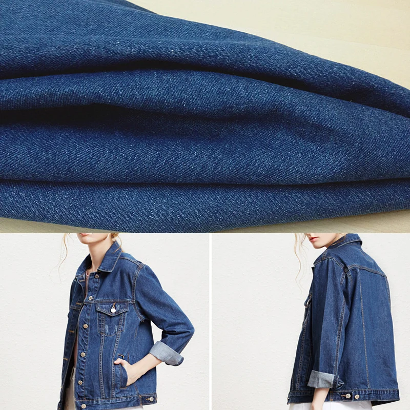 distressed denim fabric by the yard