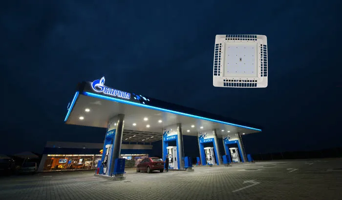 75w 100w 150w 200w Parking Garage Fixture Surface Mount Gas Station LED Canopy Light