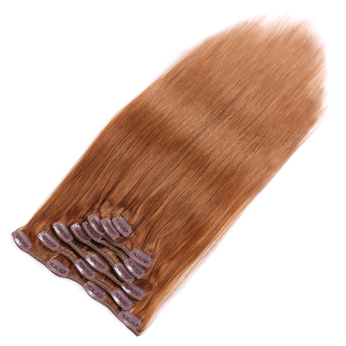 120g 150g Two Tone Quad Weft Clip On Hair Extension,Bohemian Remy Clip