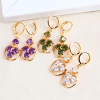 

24594 Beautiful jewelry drop earring wholesale women's earring in cheap cost