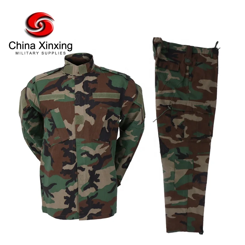 

XINXING Woodland Camouflage Military Uniform Jungle Camouflage Army Uniform ACU Tactical Uniform YL06