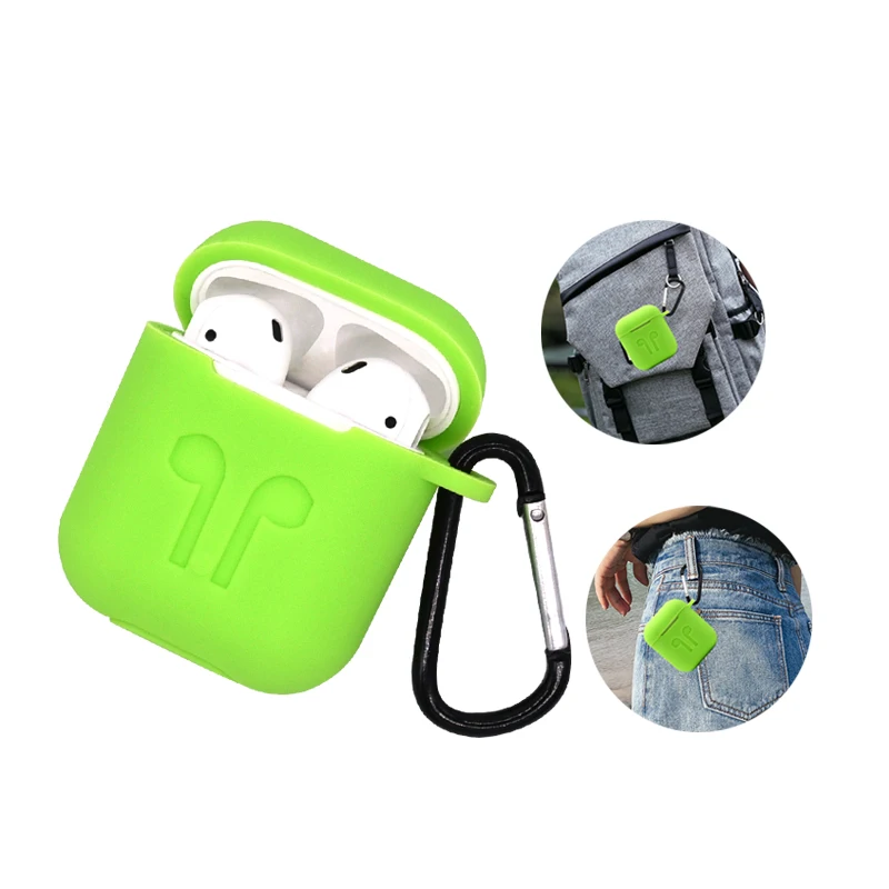 Wireless Earphone Case For Apple AirPod TPU Silicone Charging Headphones Cases for Airpod Protective Cover