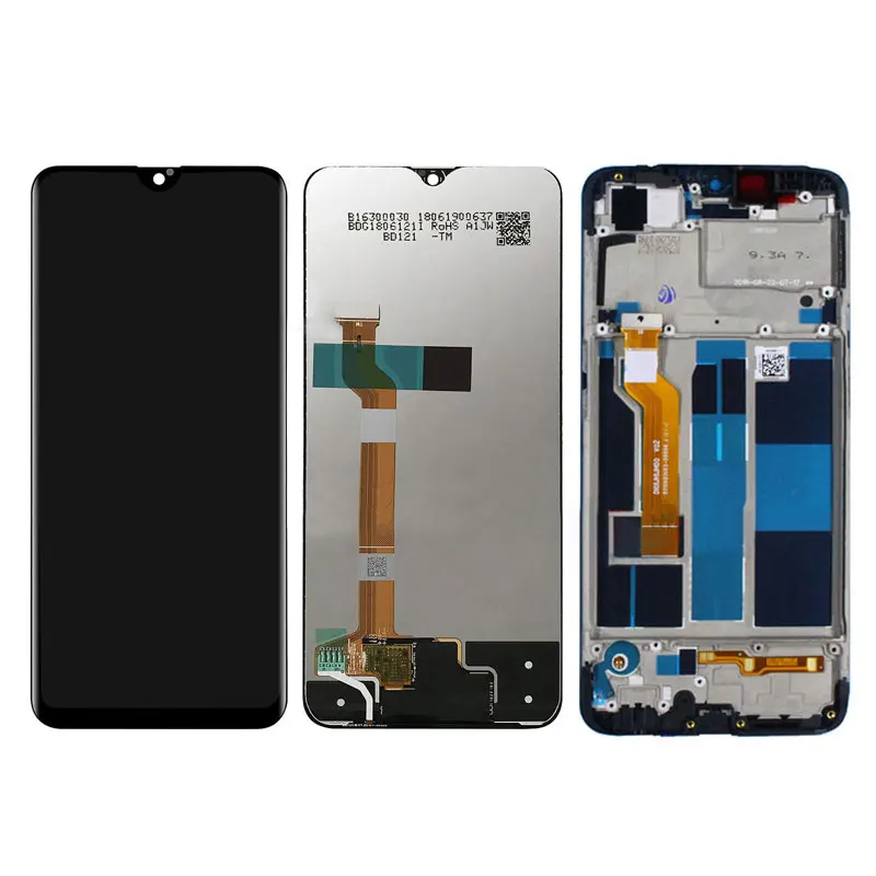 

China Manufacturer Cell Phone LCD Screen For OPPO F9 LCD Display for F9 LCD Digitizer Assembly with Frame, Black