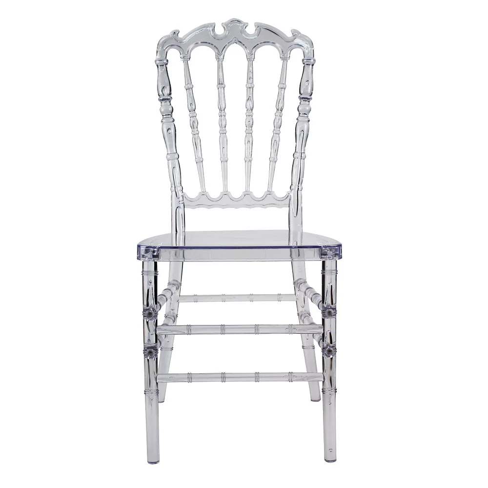 

Modern Clear Crystal Acrylic Tiffany Chiavari Wedding and Event Chair with Cushion for Banquets Parties Restaurants