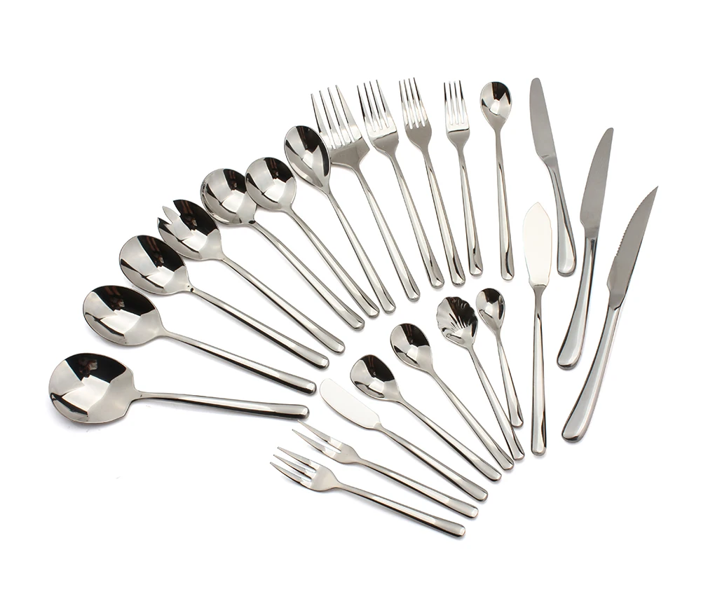 

High Quality Cutlery For Hotel Stainless Steel Cutleries For Restaurant Bulk Flatware Hotel Cutlery, Silver or gold