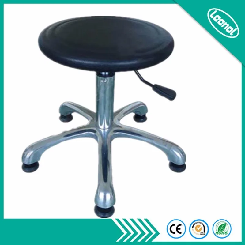 Ln1544110c Esd Furniture Pu Foam Haircut Lab Chair With Wheels Buy Esd Adjustable Black Chair